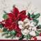 Threadmade Home Poinsettia Garlands Engineered Tablecloth, Multicolor - 60"W x 144"L